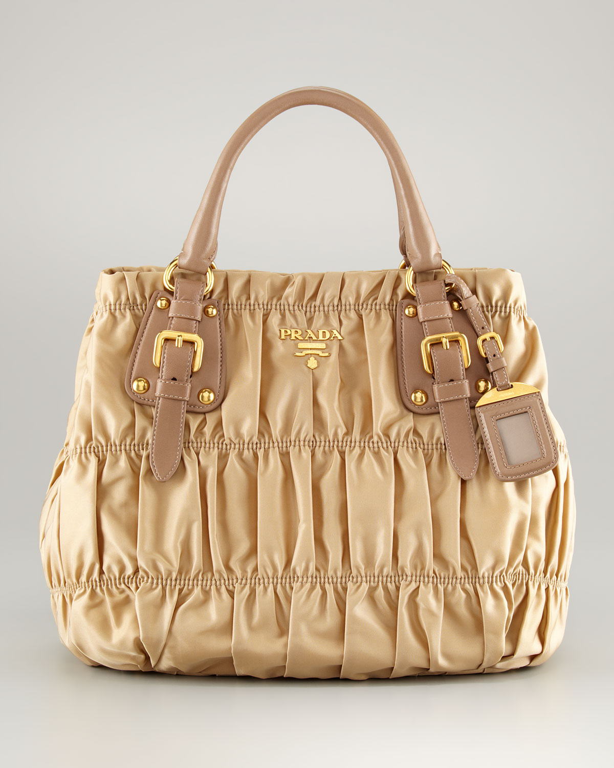 Prada Prada Tessuto Gaufre Tote in Beige (light gray) | Lyst Prada Prada Tessuto Gaufre Tote in Beige (light gray) | Lyst