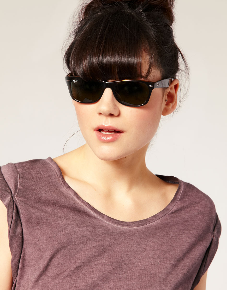 ray ban black rayban new wayfarer sunglasses product 3 3983062 994030427