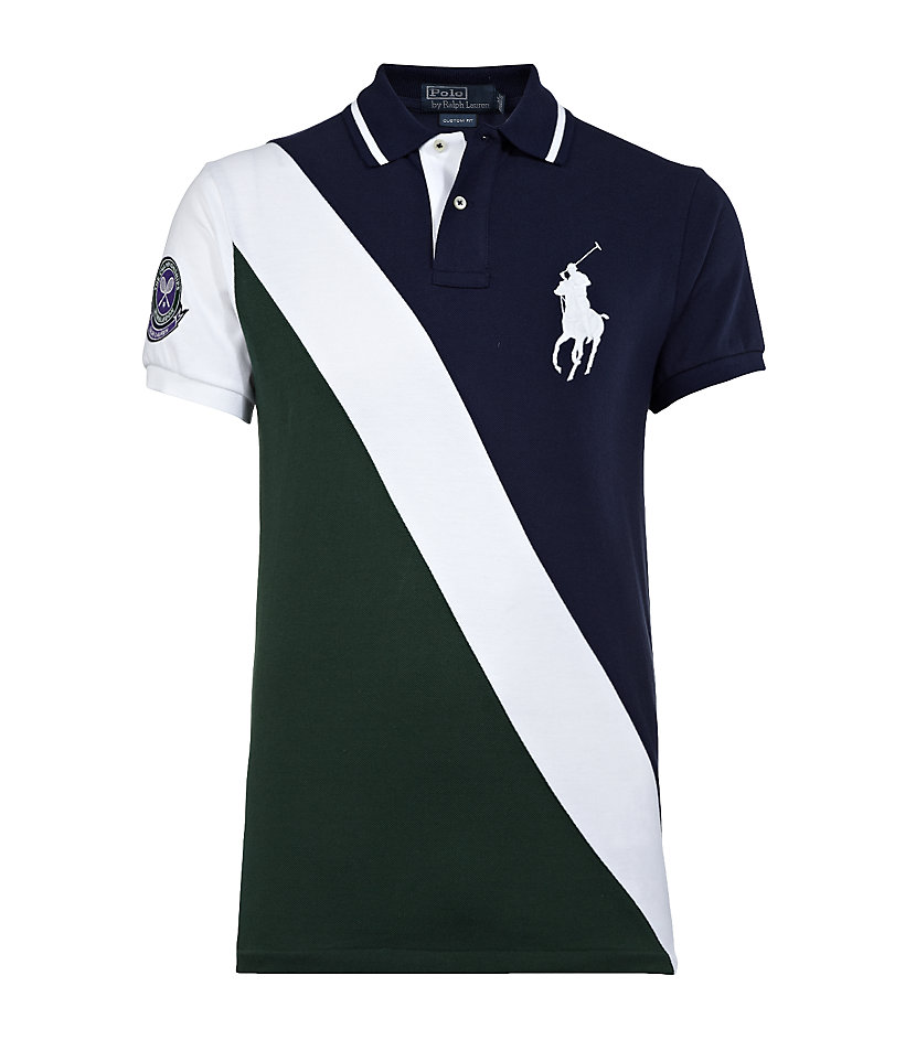 Polo Ralph Lauren Wimbledon Sash Polo Shirt in Blue for Men | Lyst