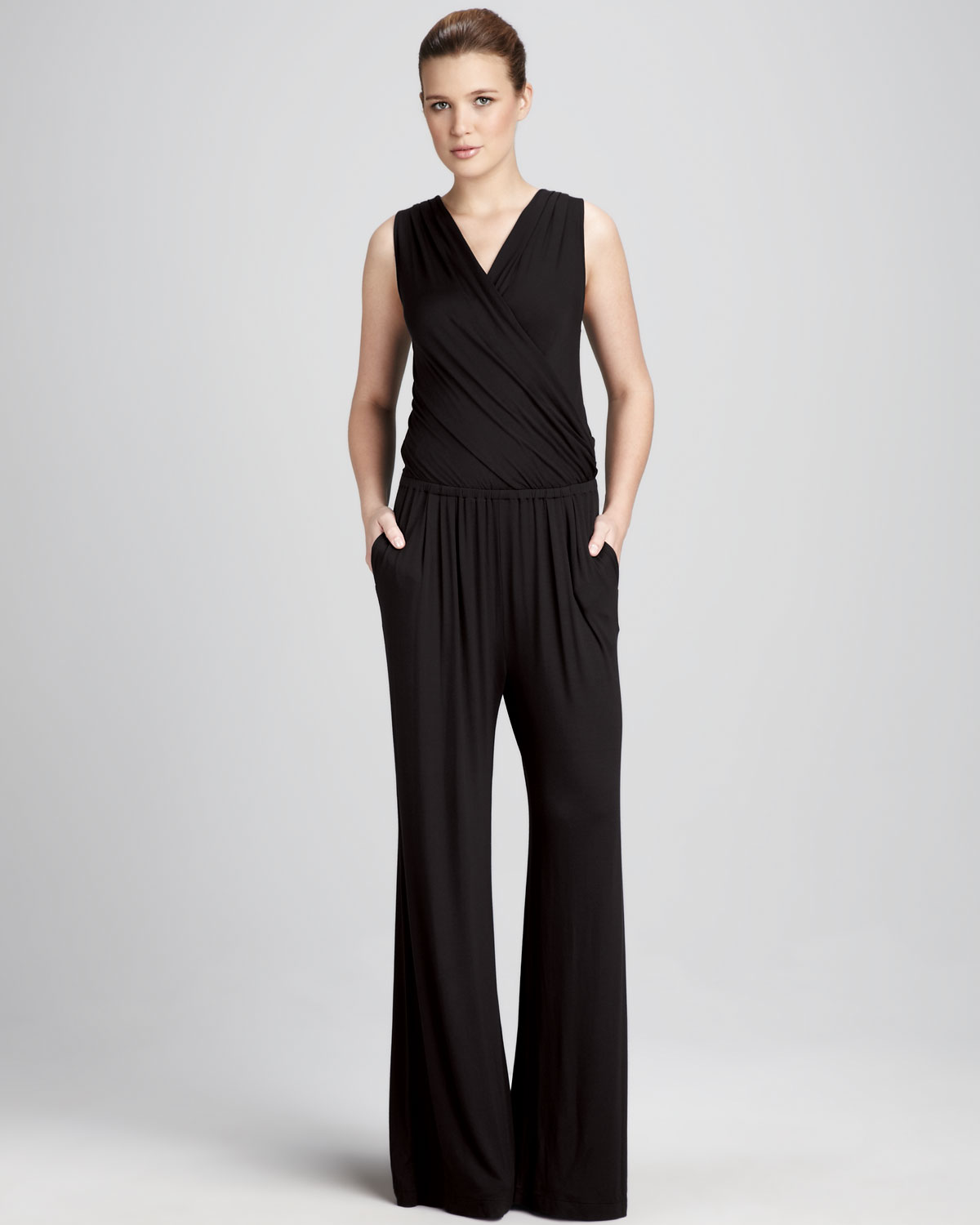 tahari black jumpsuit