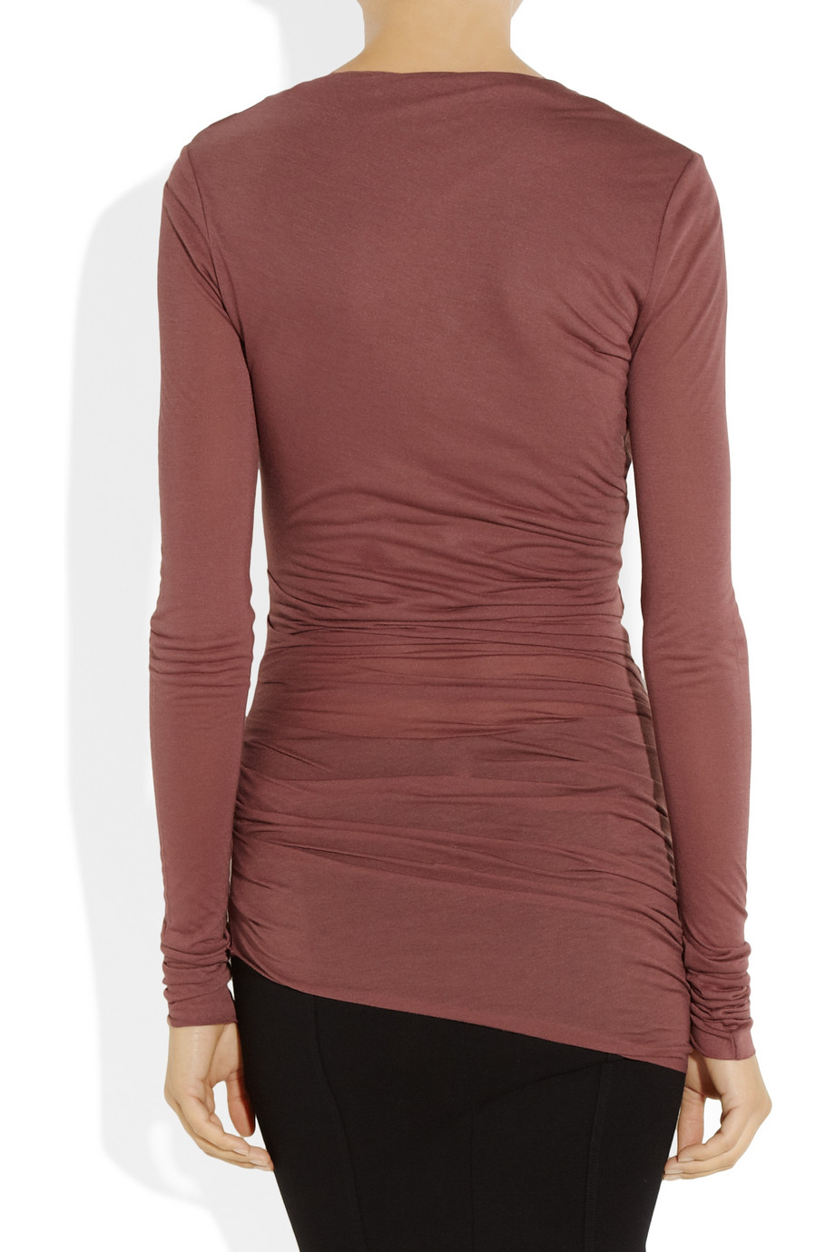 helmut lang brown shirt