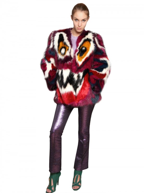 Lyst - Meadham Kirchhoff Perri Monster Faux Fur Coat
