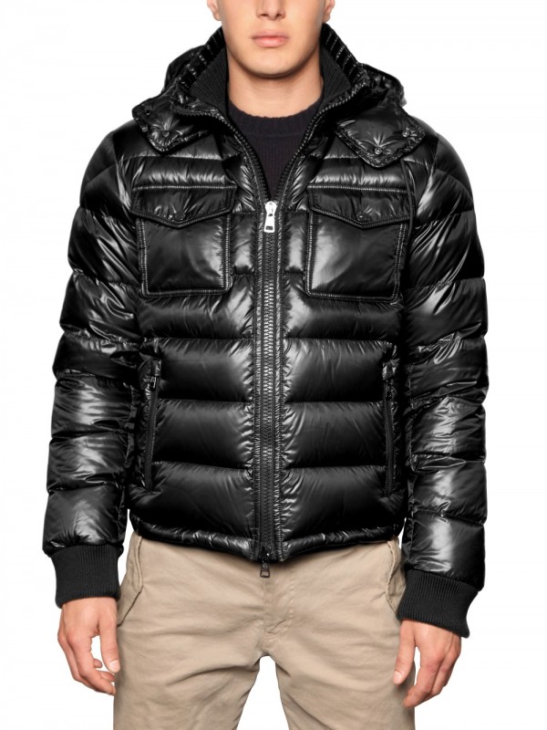 Moncler Fedor Ultra Light Shiny Nylon Jacket in Black for Men | Lyst