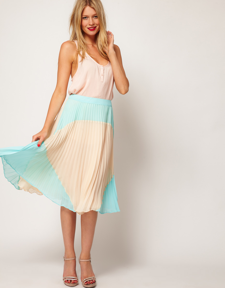 asos pleated