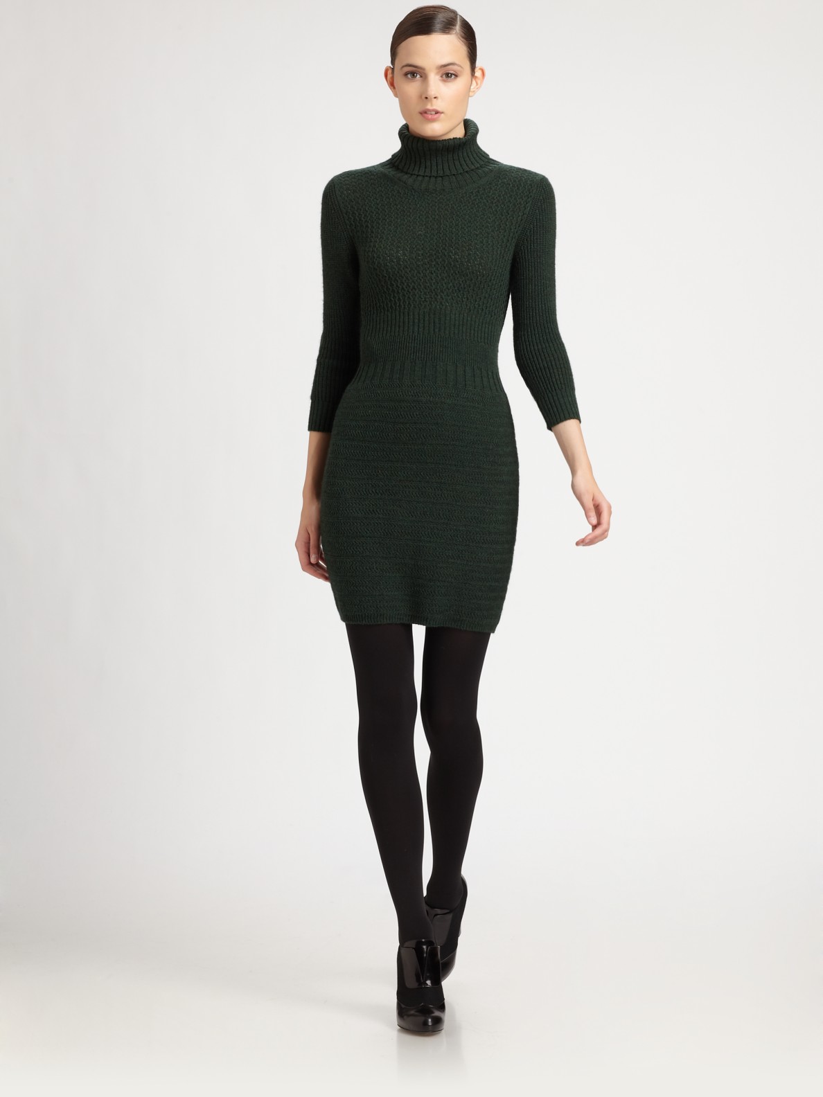 Fendi Sweater Dress in Green (forrest) | Lyst