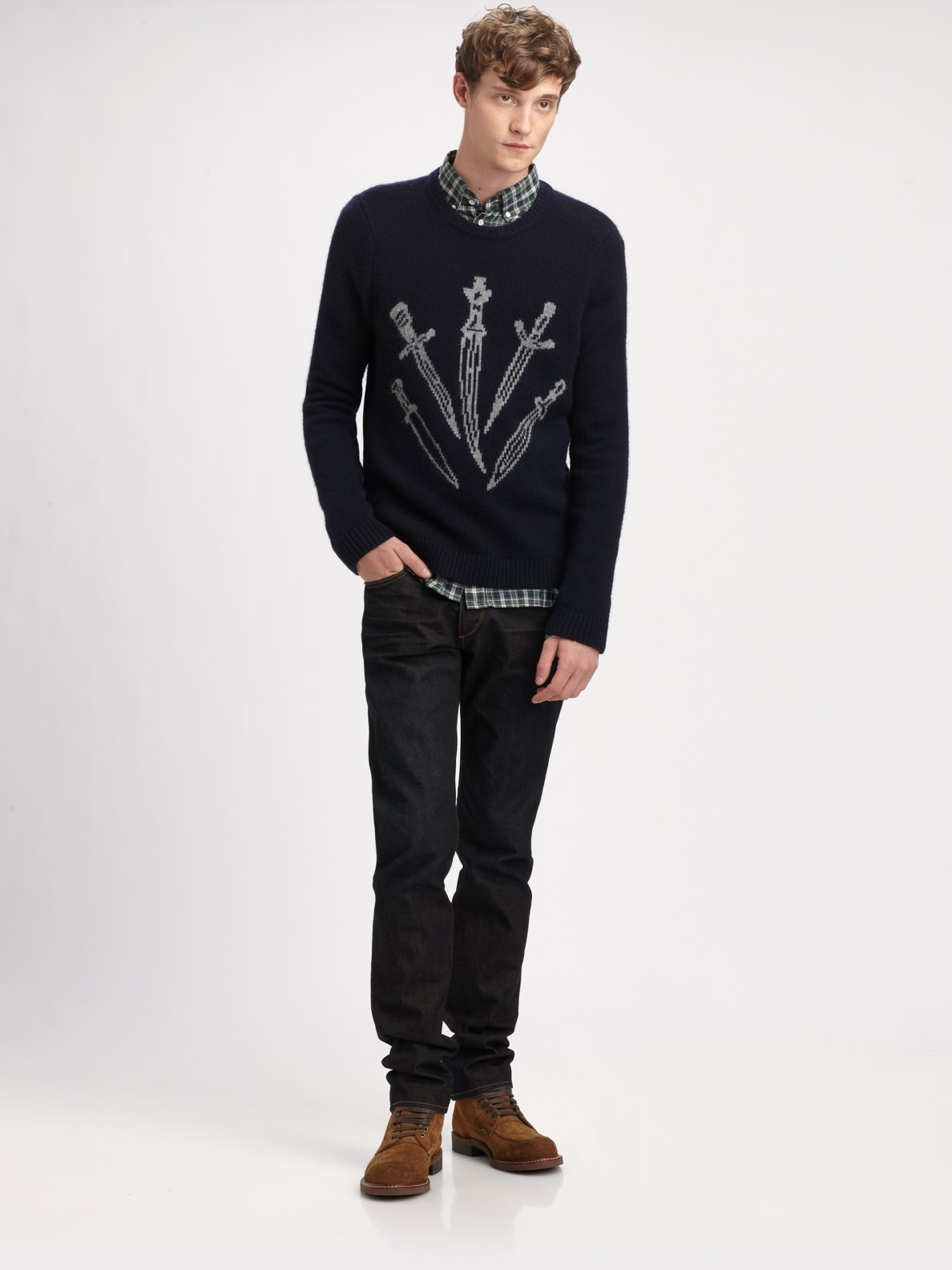 rag and bone crew neck sweater