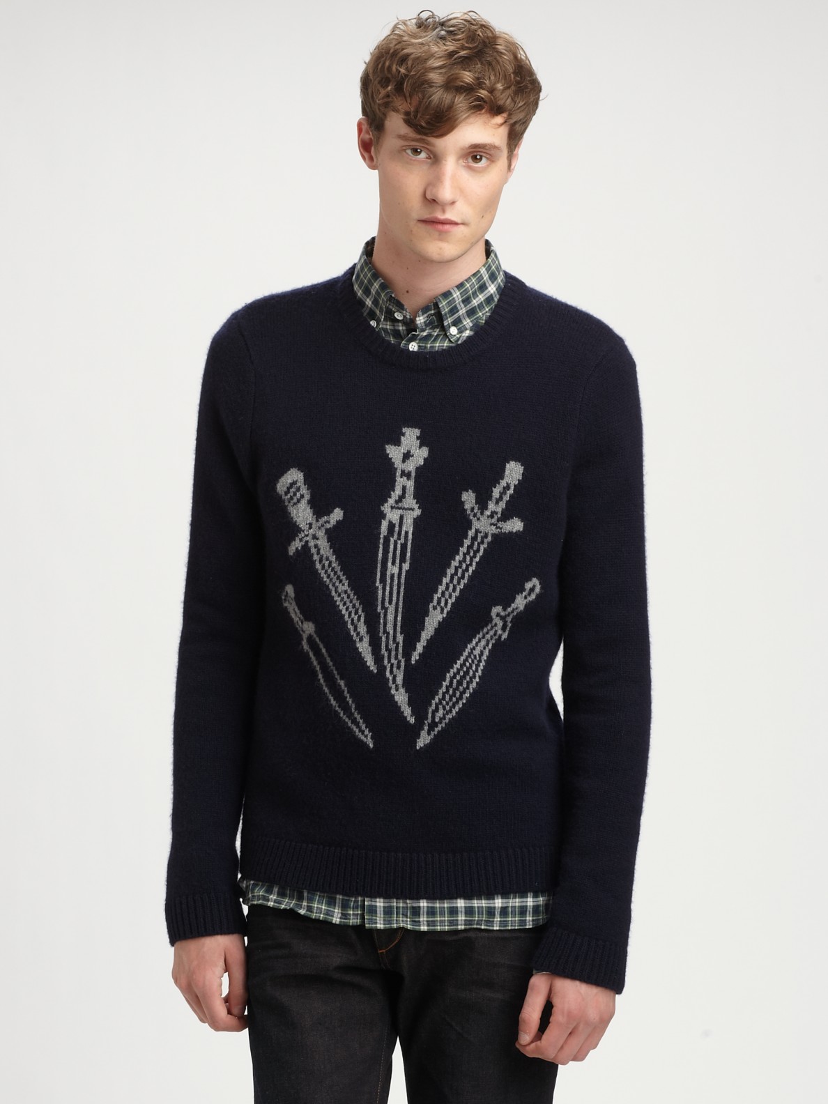 rag and bone blue sweater