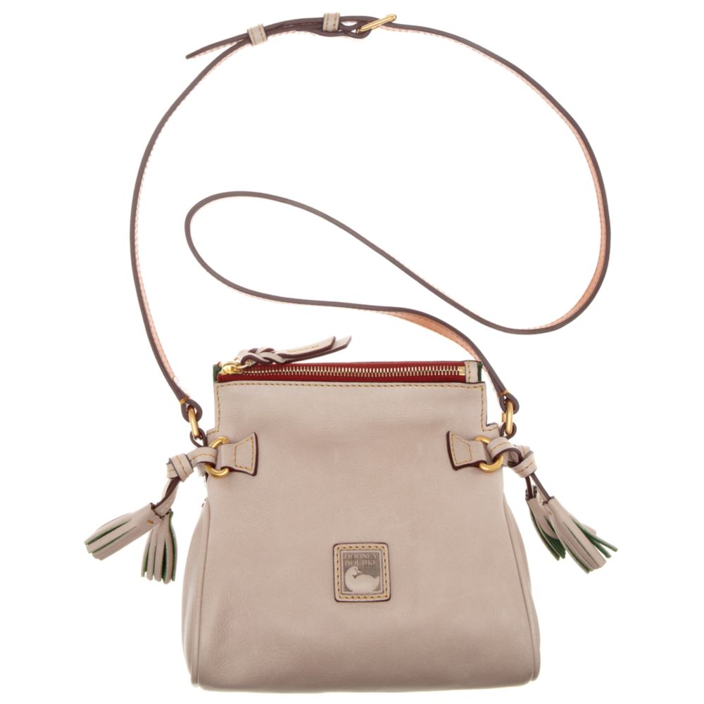 Dooney & bourke Florentine Mini Zip Crossbody in Natural Lyst