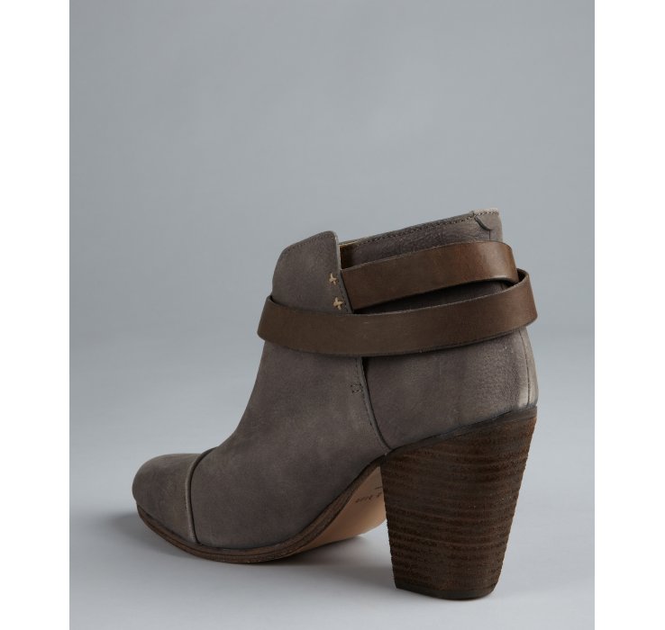 grey cloth boots