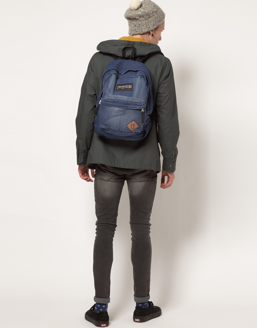 Jansport Slacker Backpack in Blue for Men Lyst
