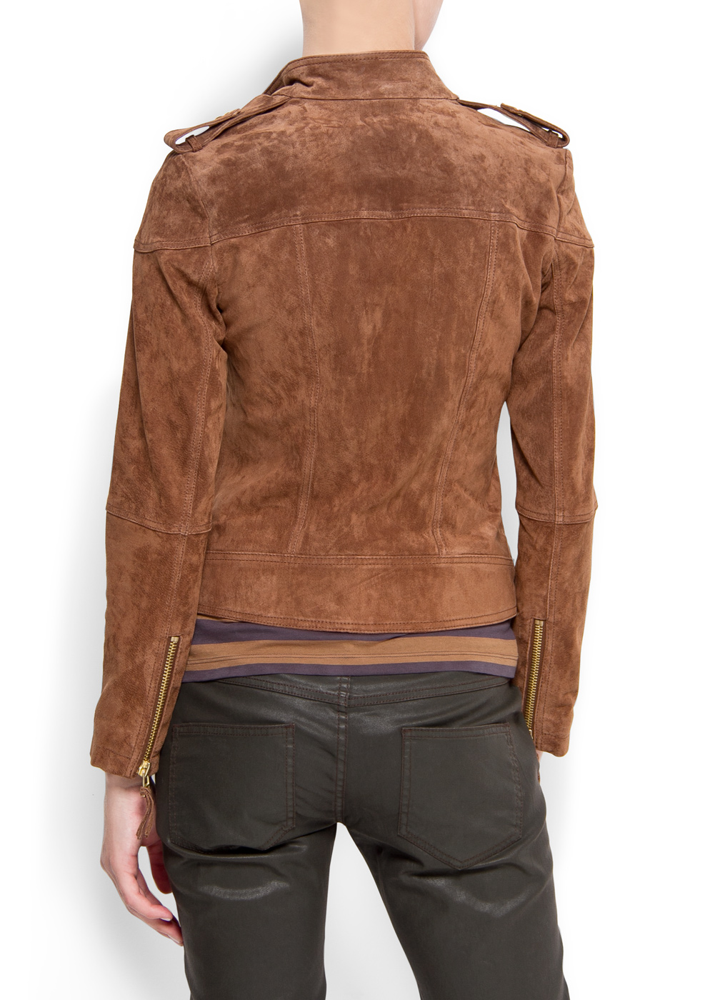 mango suede biker jacket