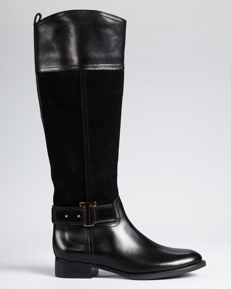 Tory Burch Riding Boots Tenley in Black | Lyst