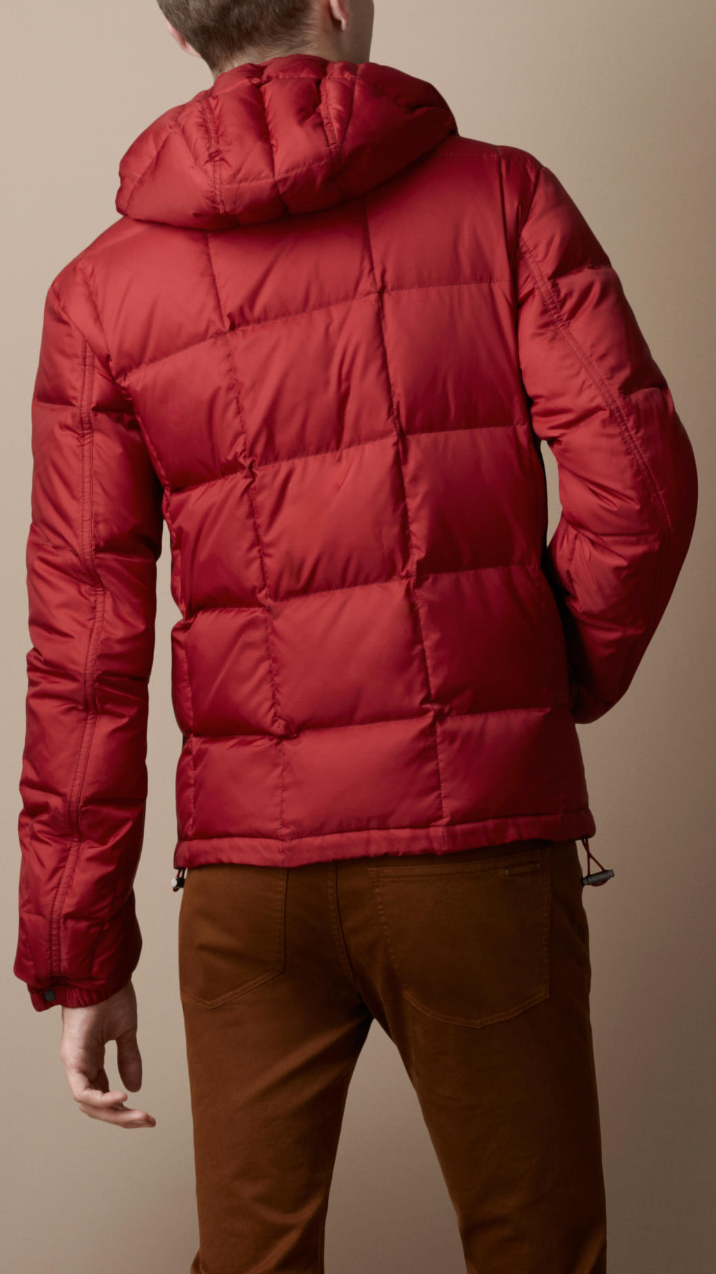 burberry jacket mens red