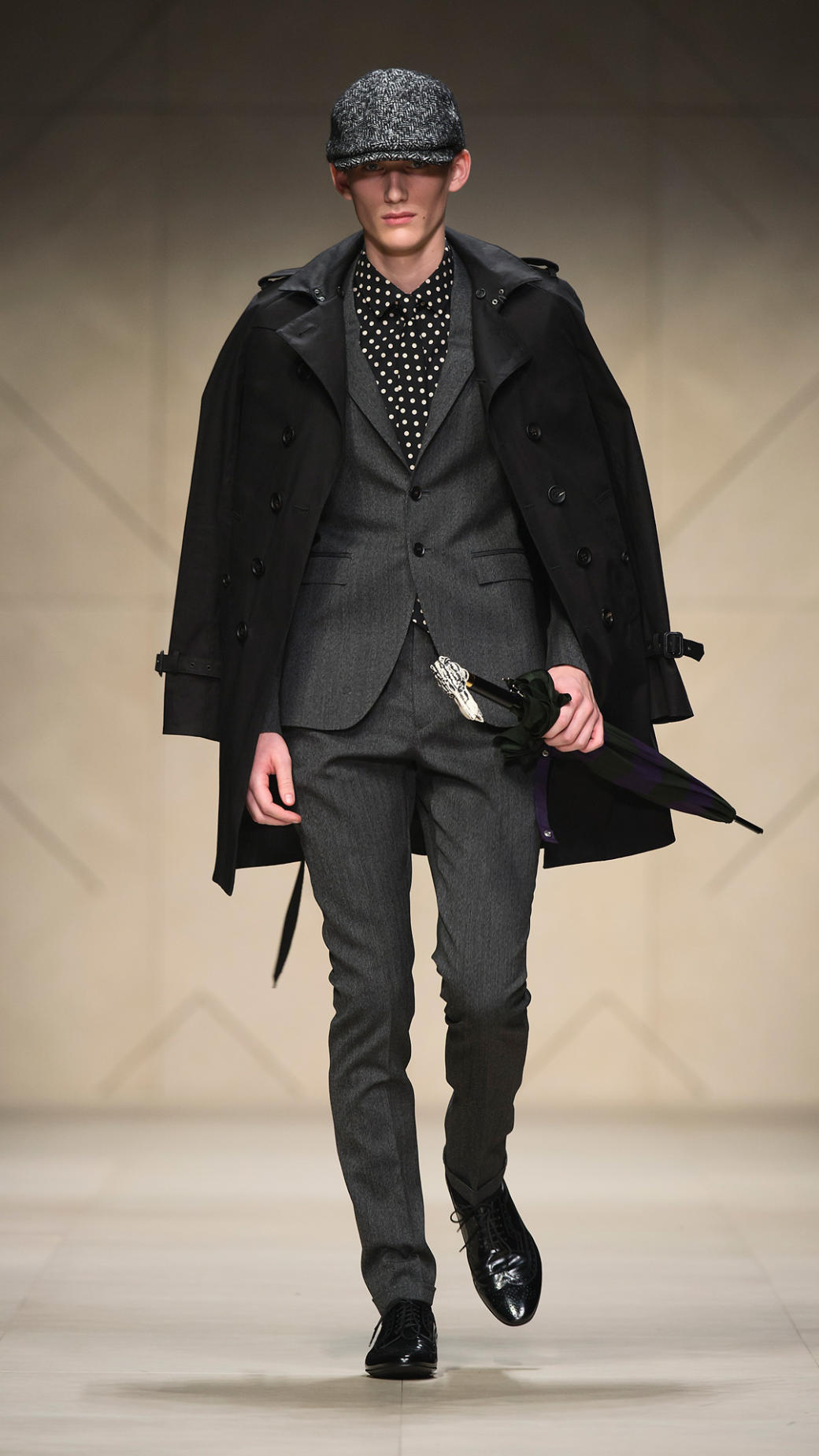 Burberry Prorsum Sartorial Raglan Sleeve Trench Coat in Black for Men | Lyst