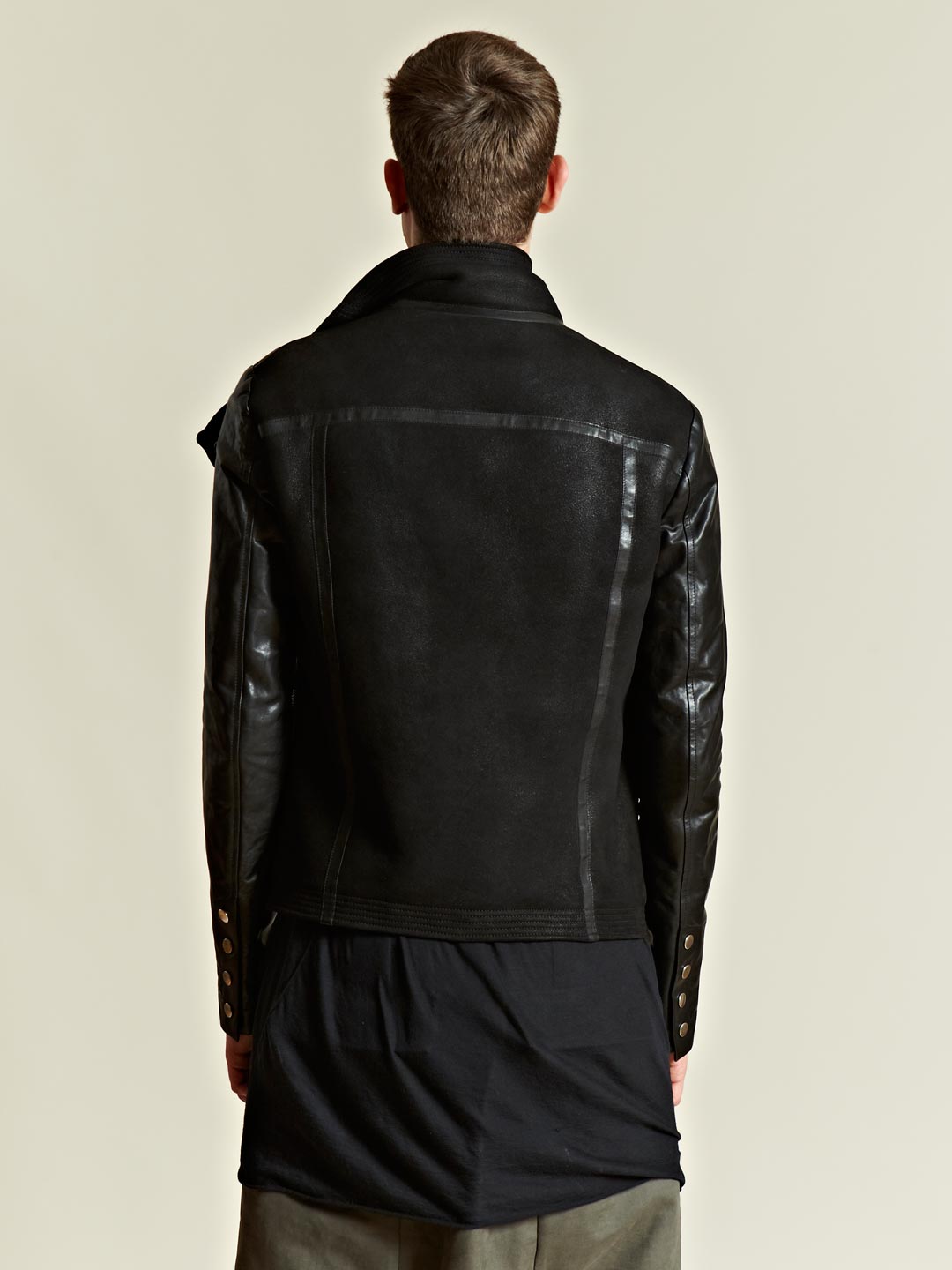 Lyst Rick Owens Rick Owens Mens Calfskin and Lamb Leather Mountain