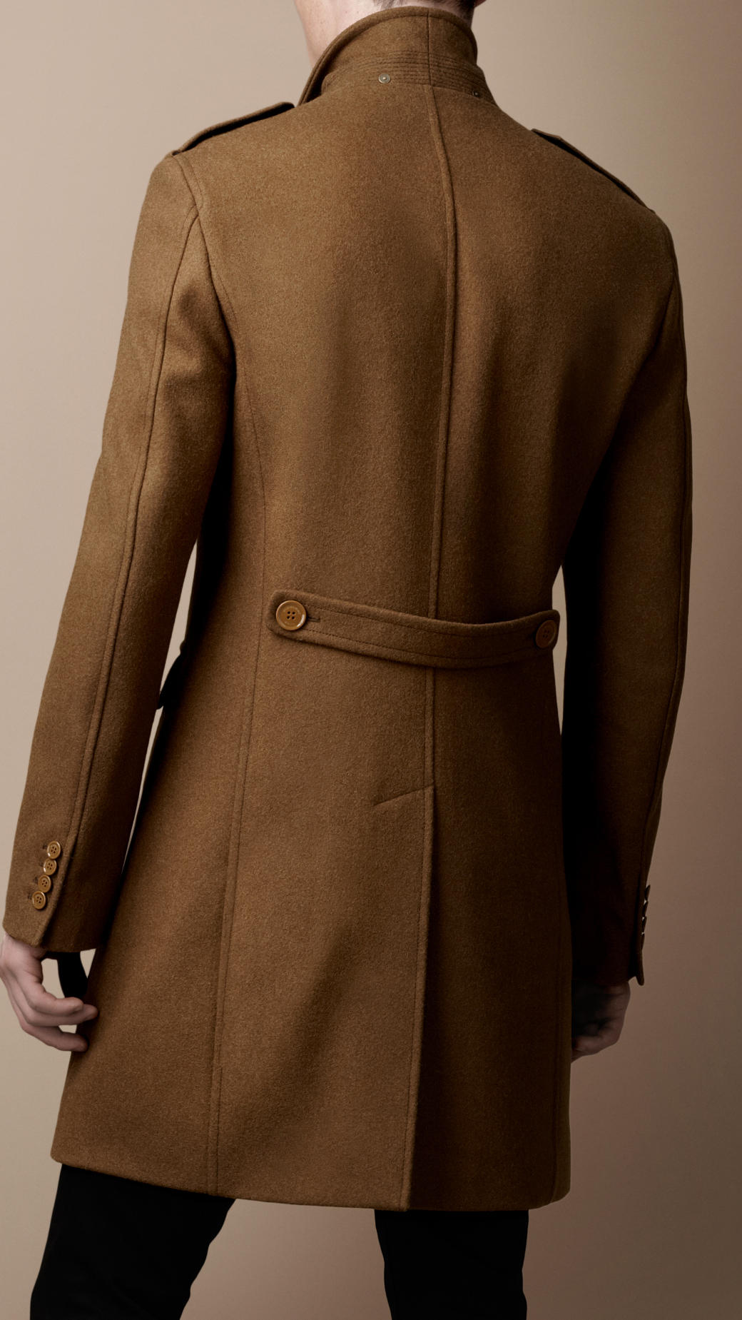 Lyst - Burberry brit Wool Blend Chesterfield Coat in Brown for Men