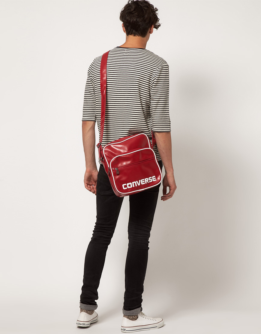 Converse Messenger Bag in Red for Men | Lyst