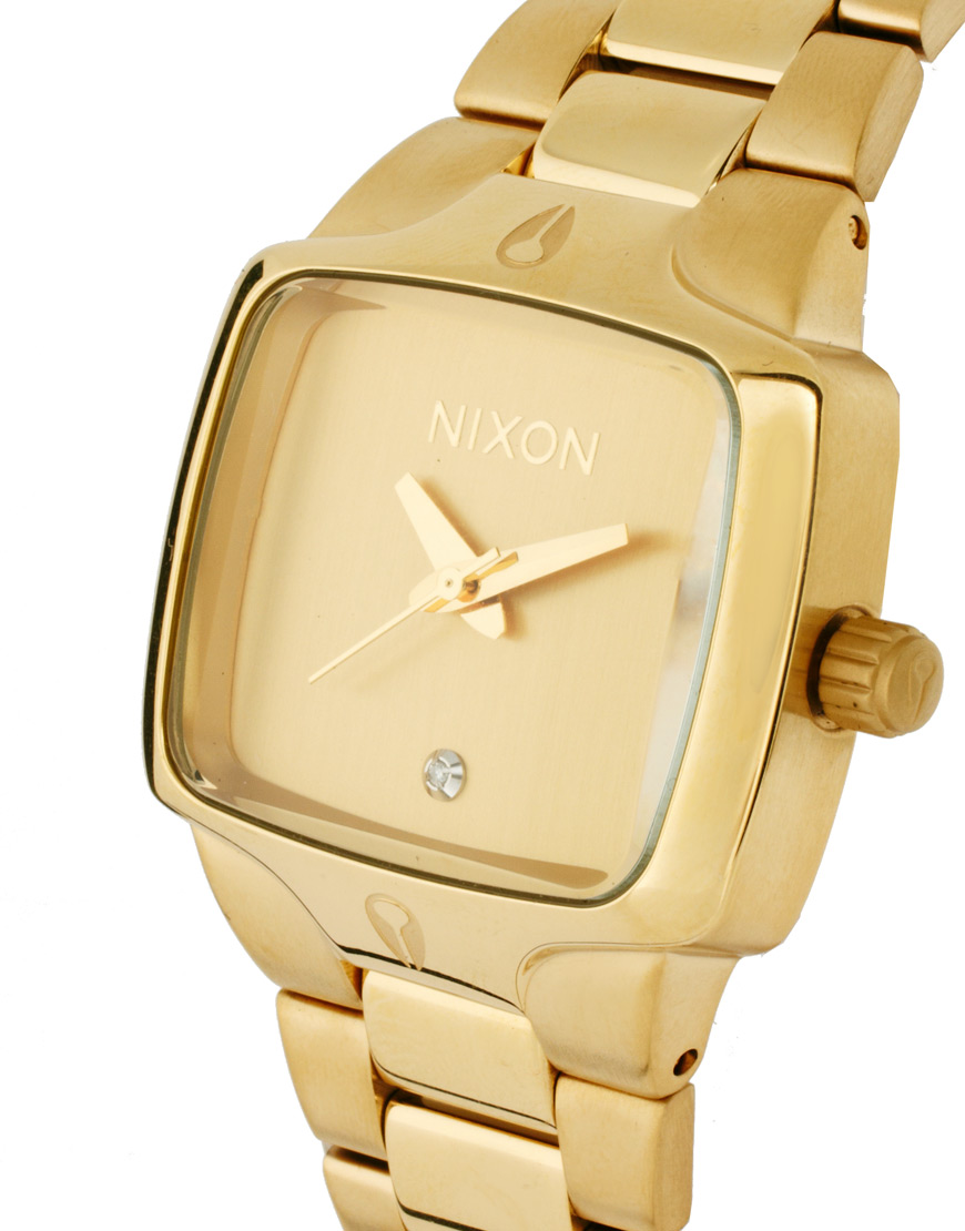 Nixon square face mens watch sale