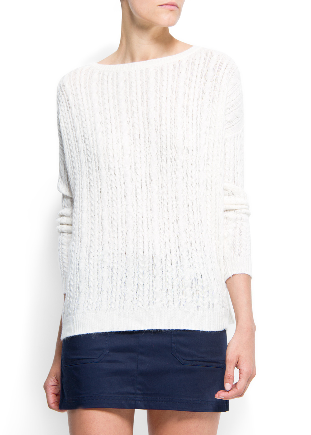 mango cream jumper