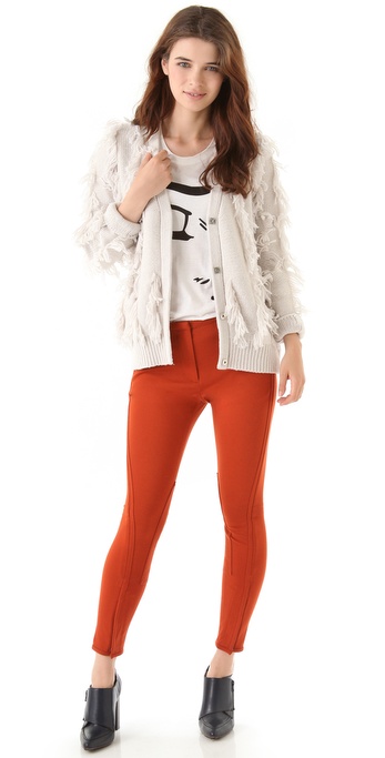 phillip lim fringe cardigan