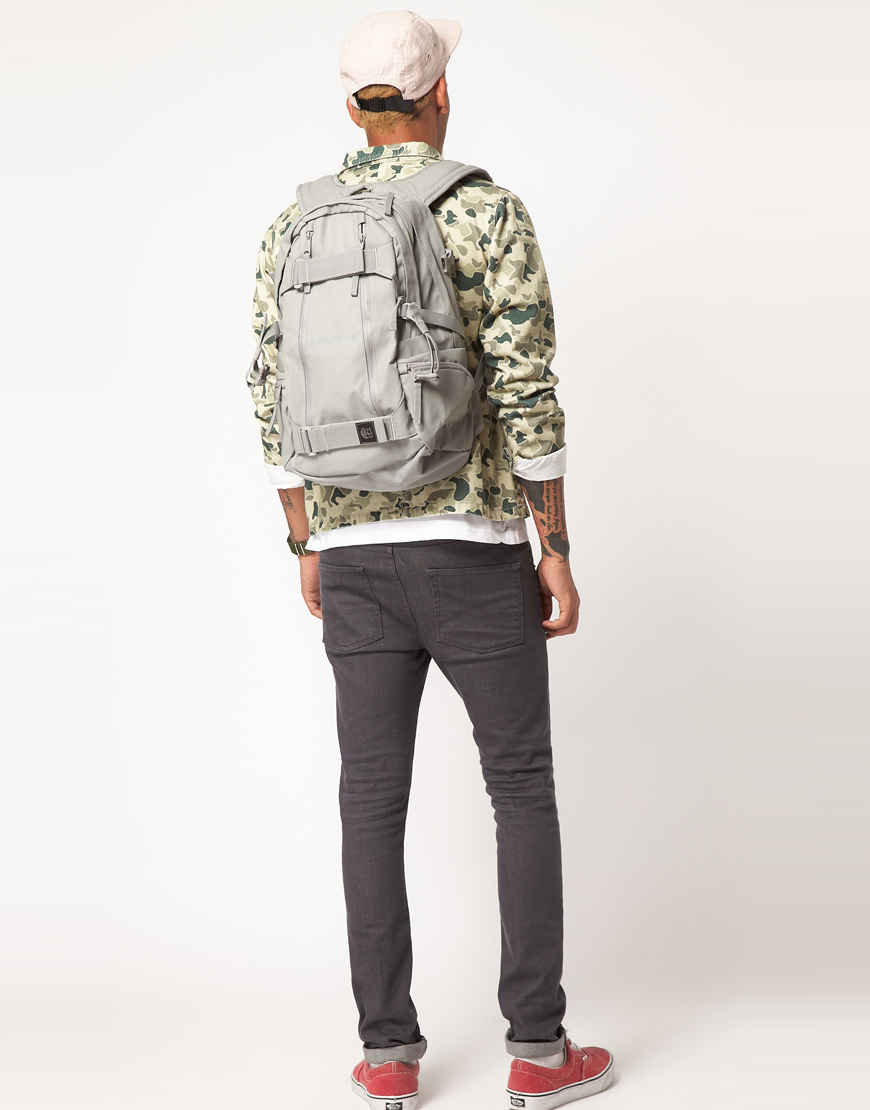Eastpak Skateboard Backpack in Grey (Gray) for Men | Lyst