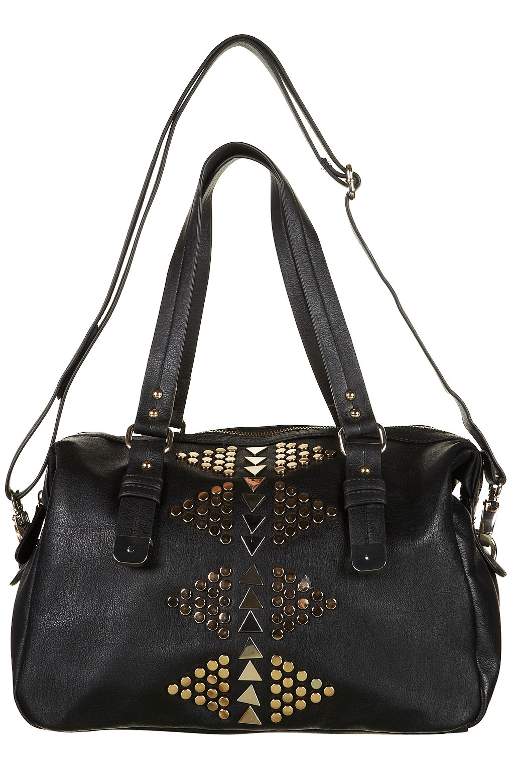 Black studded bag topshop Clearance
