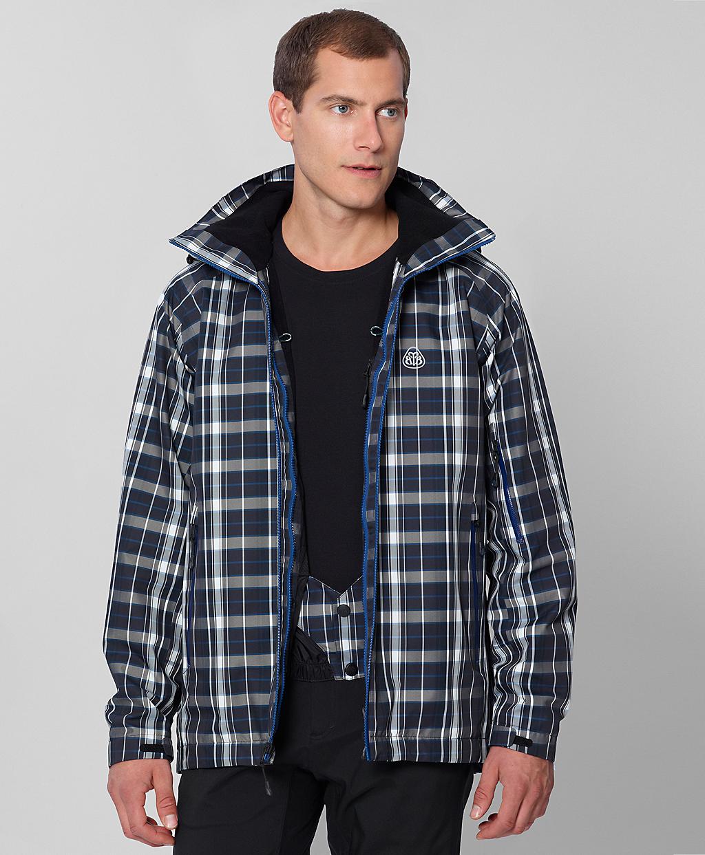 tartan ski jacket