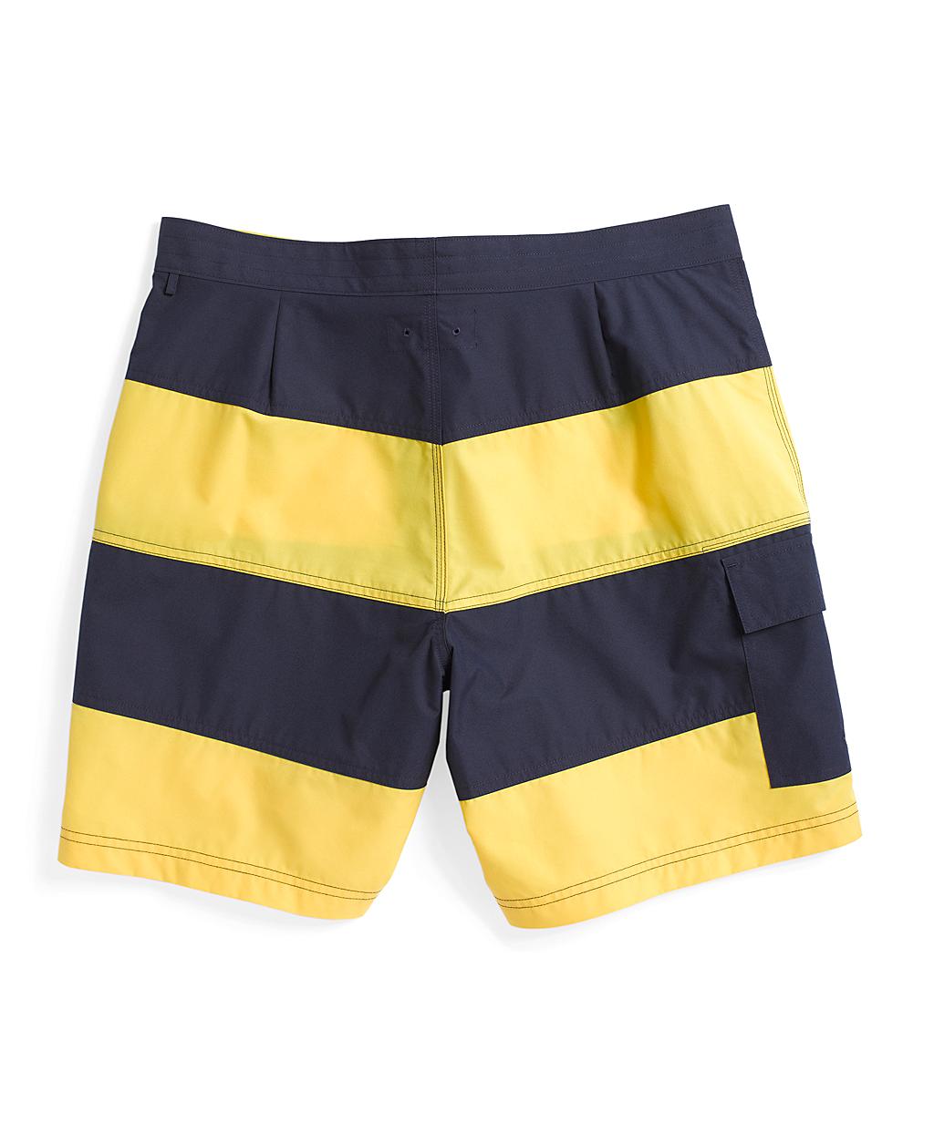 Lyst Brooks Brothers Rugby Stripe Board Shorts in Yellow for Men