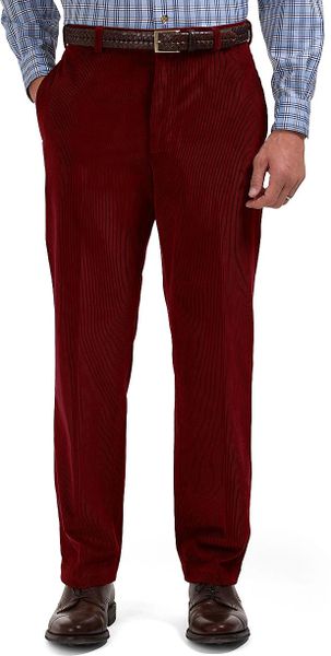 Brooks Brothers Hudson Fit Eightwale Corduroy Pants in Purple for Men ...