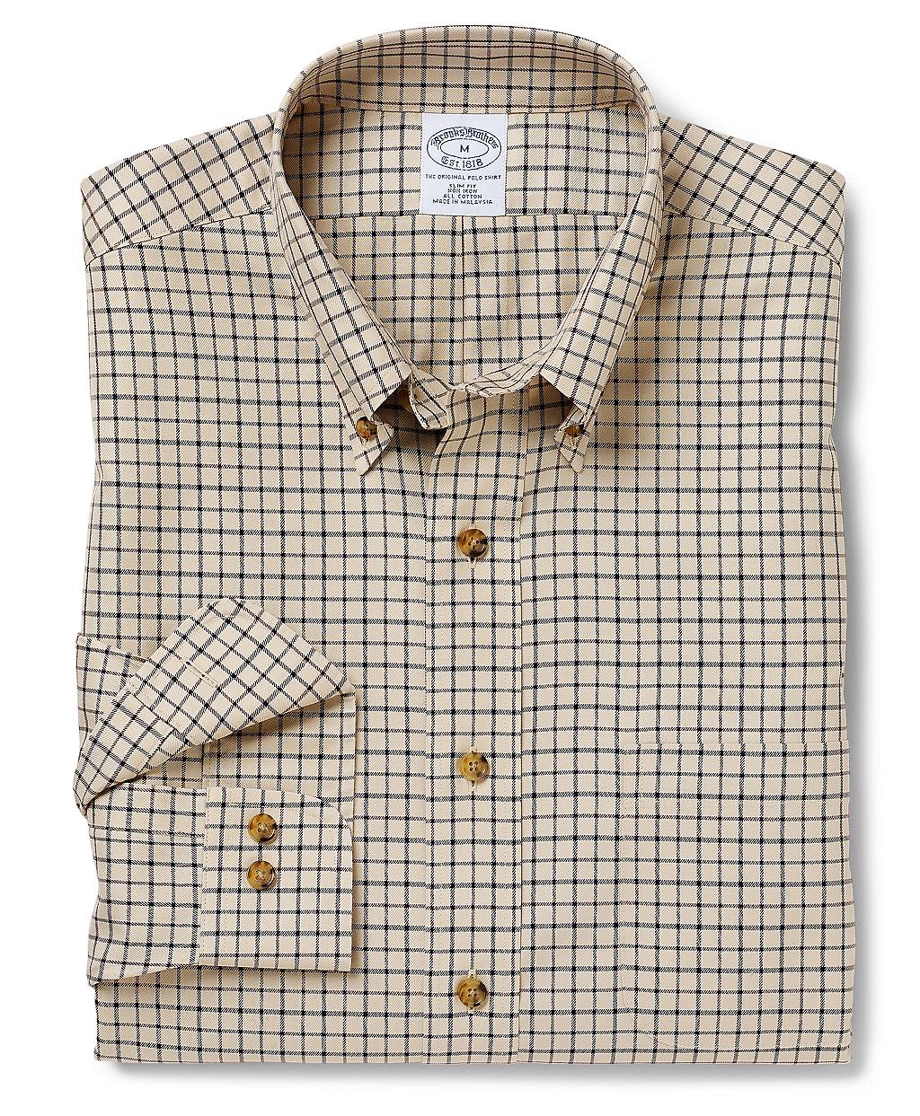 Lyst Brooks brothers Noniron Slim Fit Signature Tattersall Sport