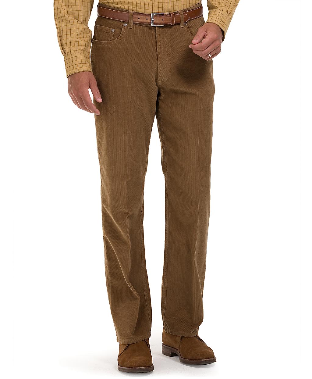 Brooks Brothers Relaxed Fit Fivepocket Corduroy in Brown for Men ...