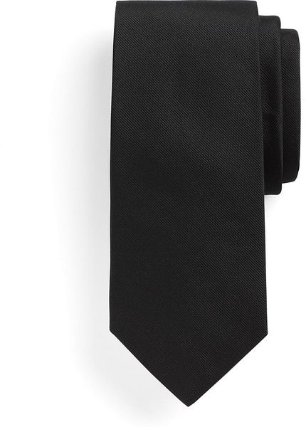Brooks Brothers Houndstooth Tie in Black for Men | Lyst