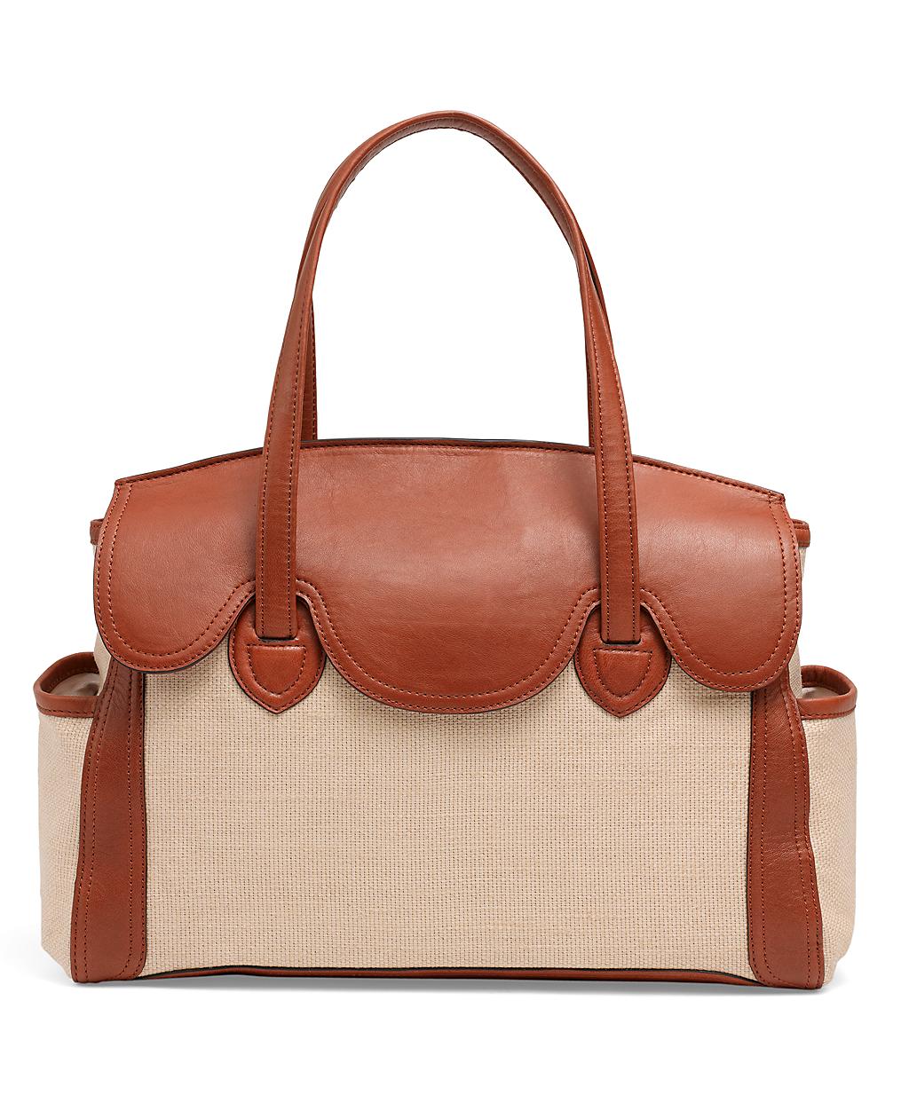 Lyst Brooks Brothers Jute Spectator Large Satchel in Brown