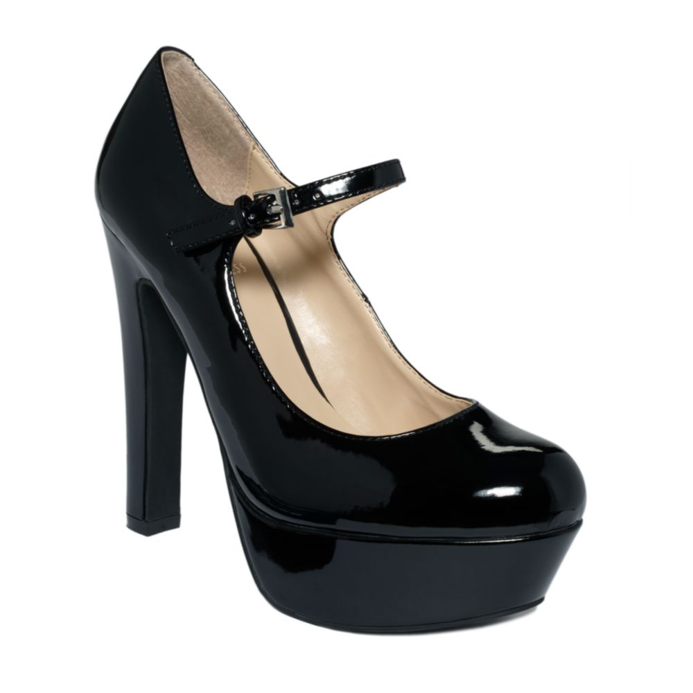 G by Guess Varika Platform Mary Jane Pumps in Black | Lyst