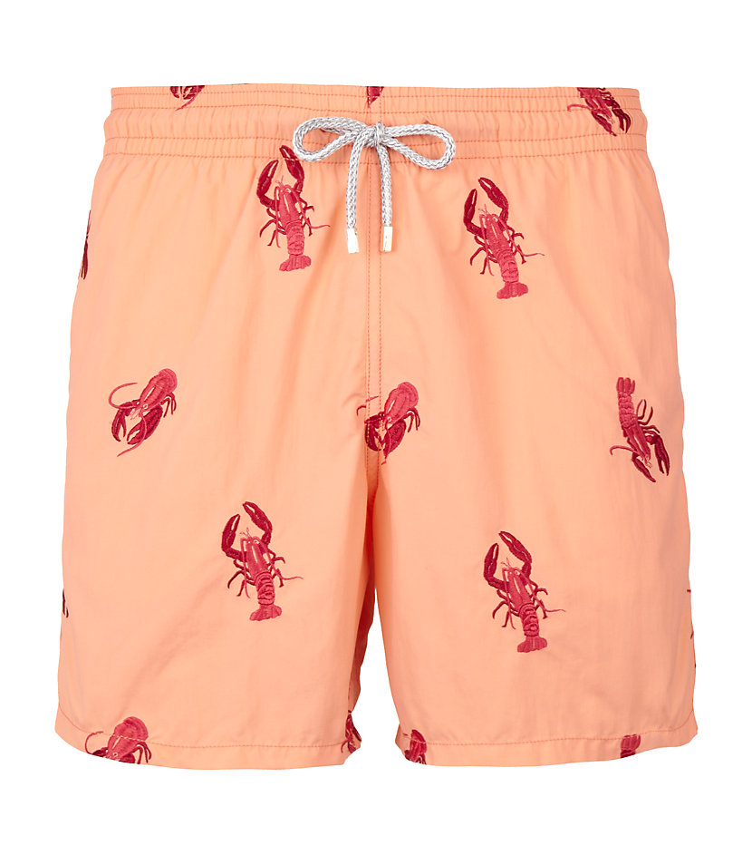 mens lobster swim trunks