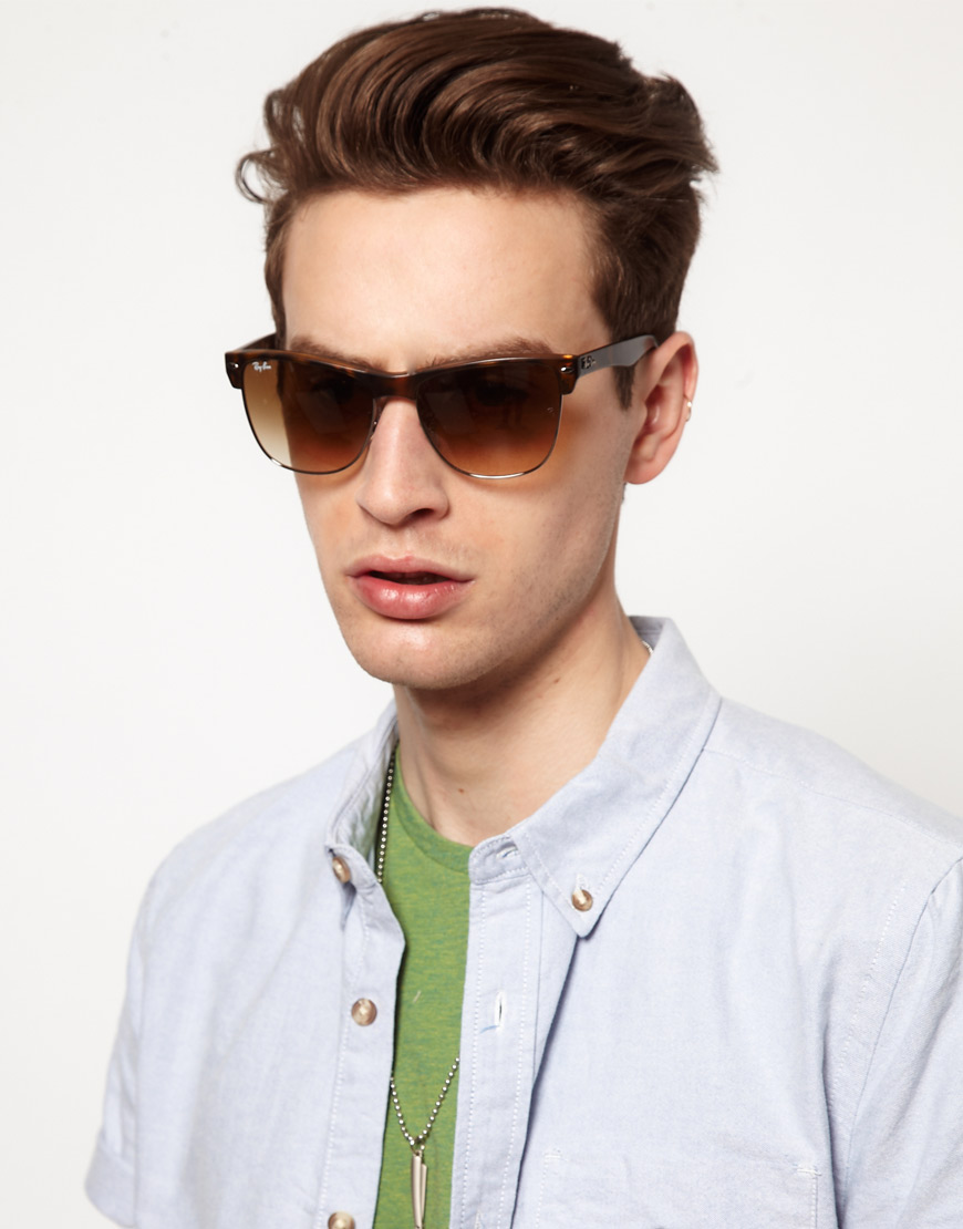 brown clubmaster sunglasses