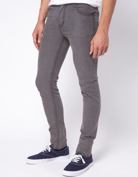Cheap Monday Skinny Jeans in Gray for Men (grey) | Lyst