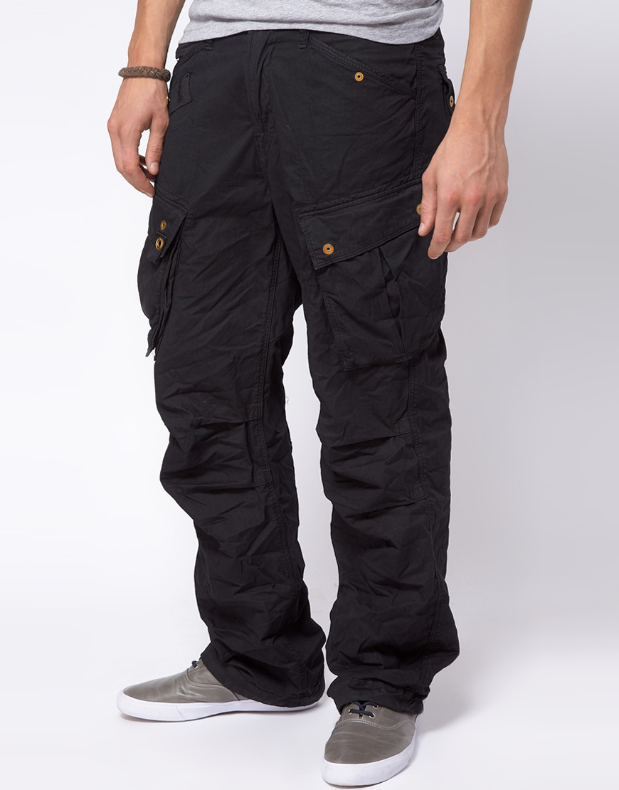 Lyst - G-Star Raw Cm Rovic Loose Cargo Pant in Black for Men