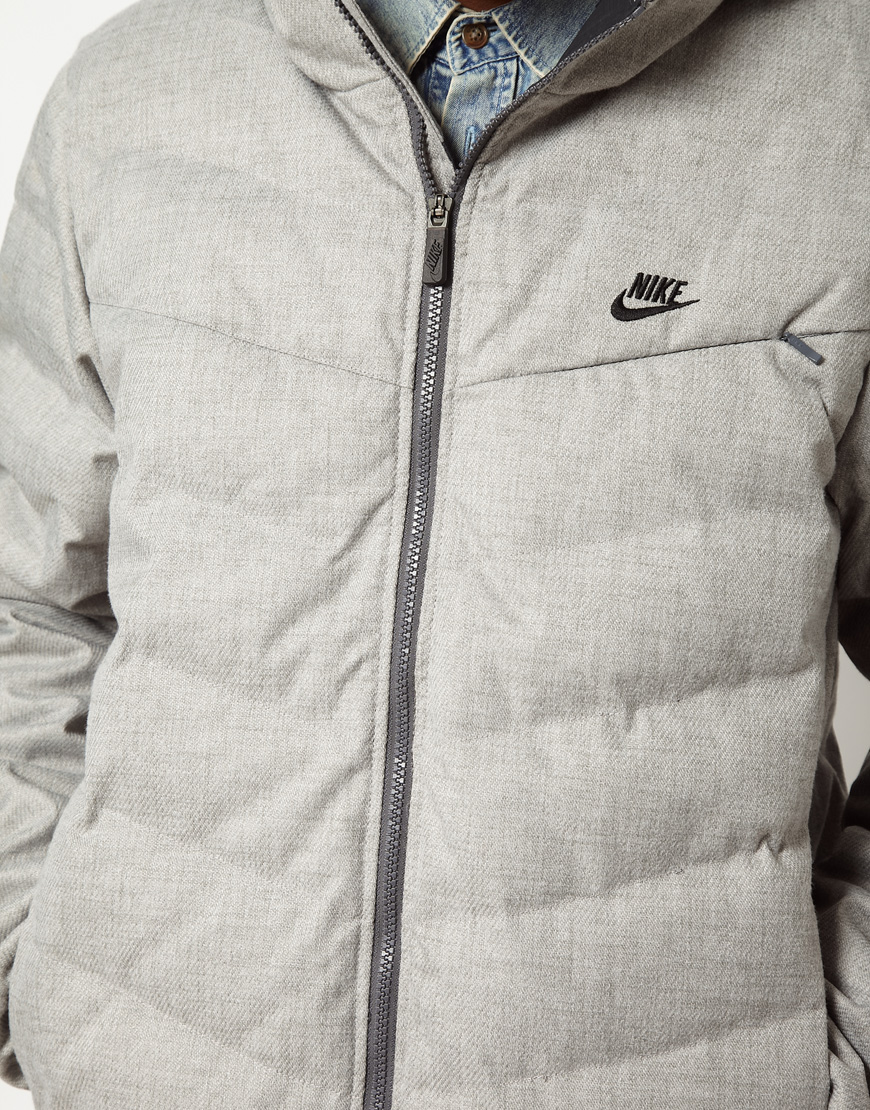 Nike Jacket Hooded Cascade 700 Down in Gray for Men Lyst