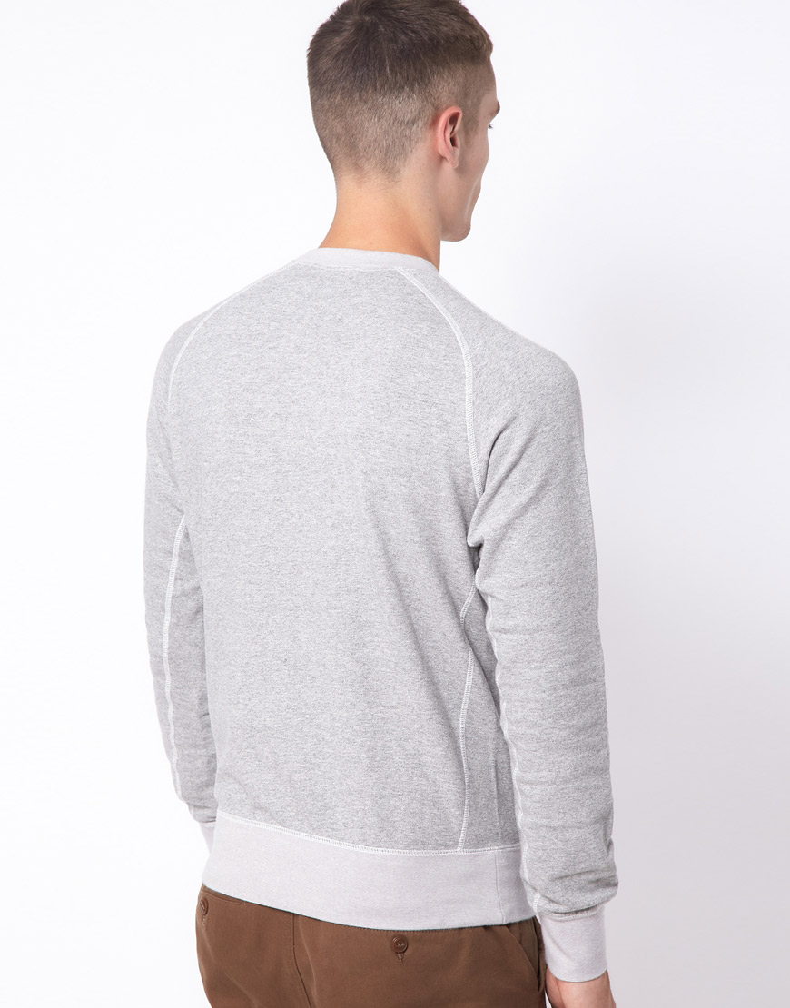 mens grey nike crew sweatshirt