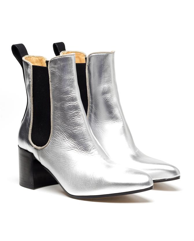 acne silver boots