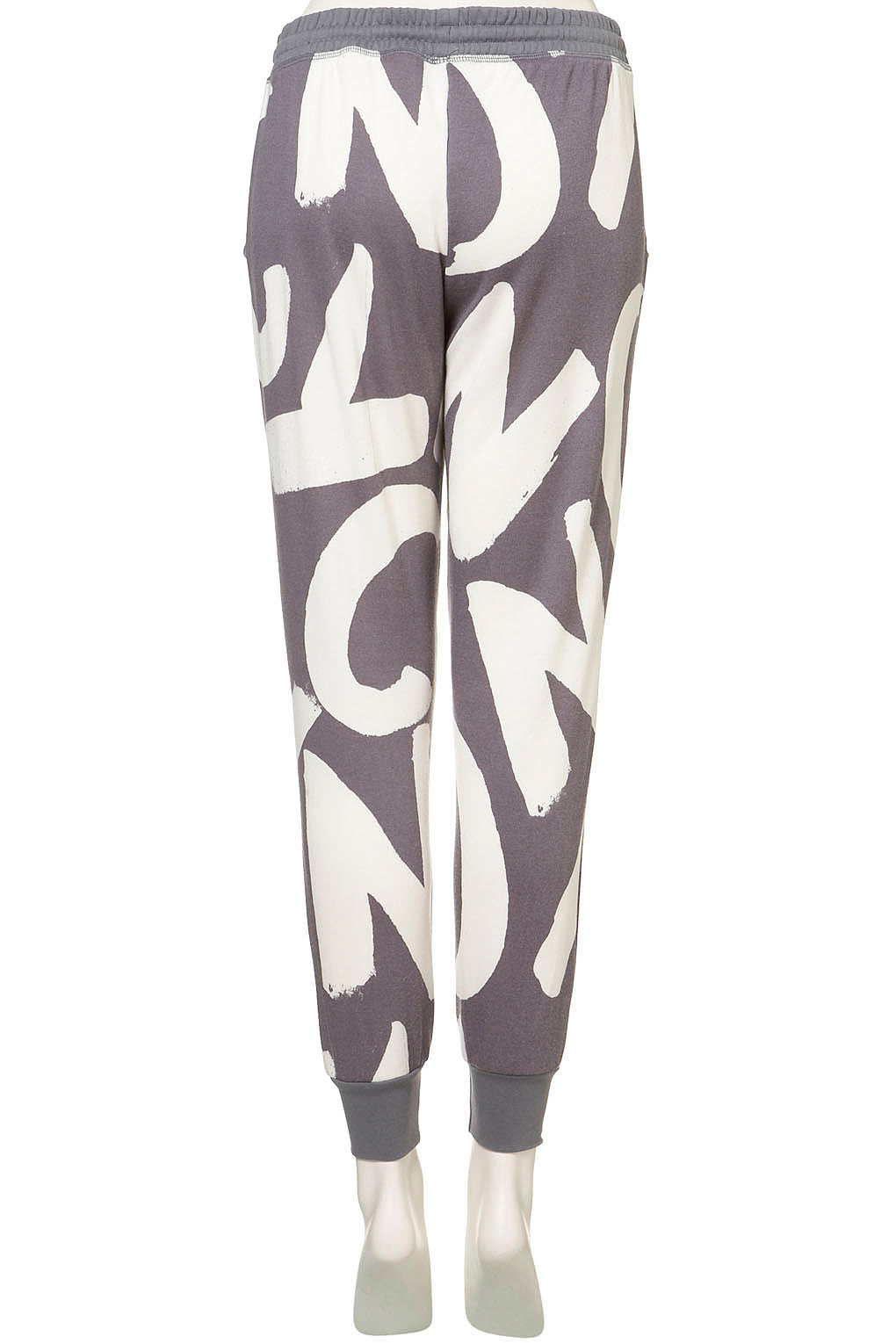 TOPSHOP Graffiti Joggers in Grey (Gray) - Lyst
