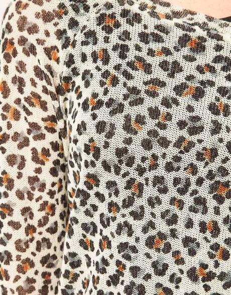 Minkpink Cool Cat Leopard Print Oversize Jumper in Animal (leopardprint ...