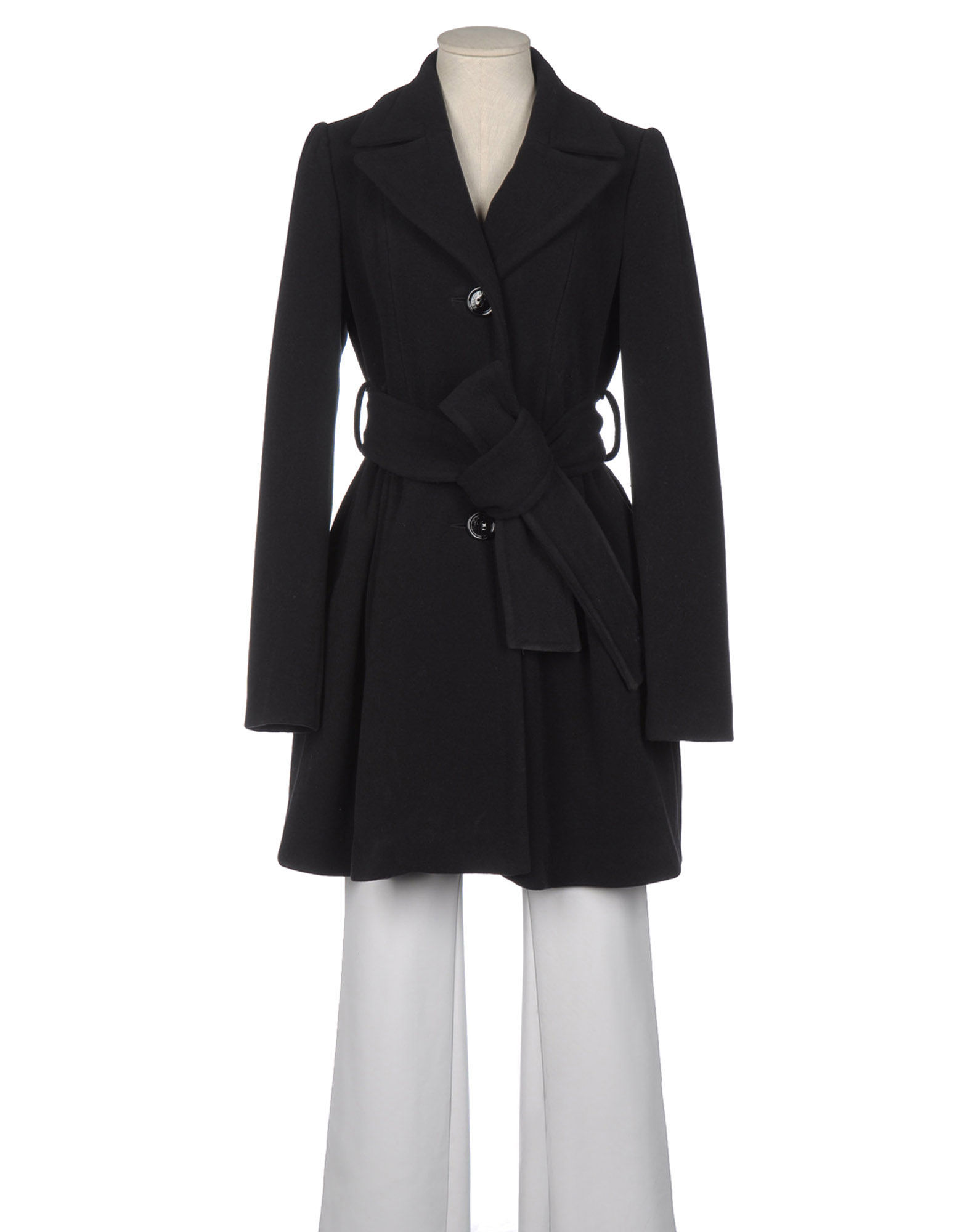 Miss Sixty Coat in Black | Lyst