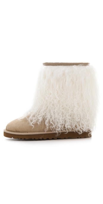 ugg short sheepskin cuff sand boots
