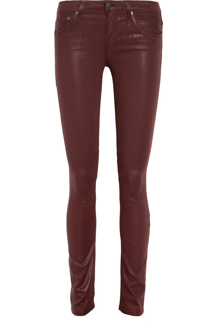 Lyst - Helmut Lang Coated Midrise Skinny Jeans in Purple