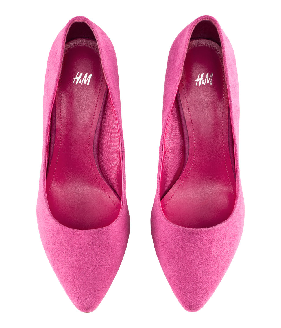 H\u0026M Shoes in Cerise (Pink) - Lyst