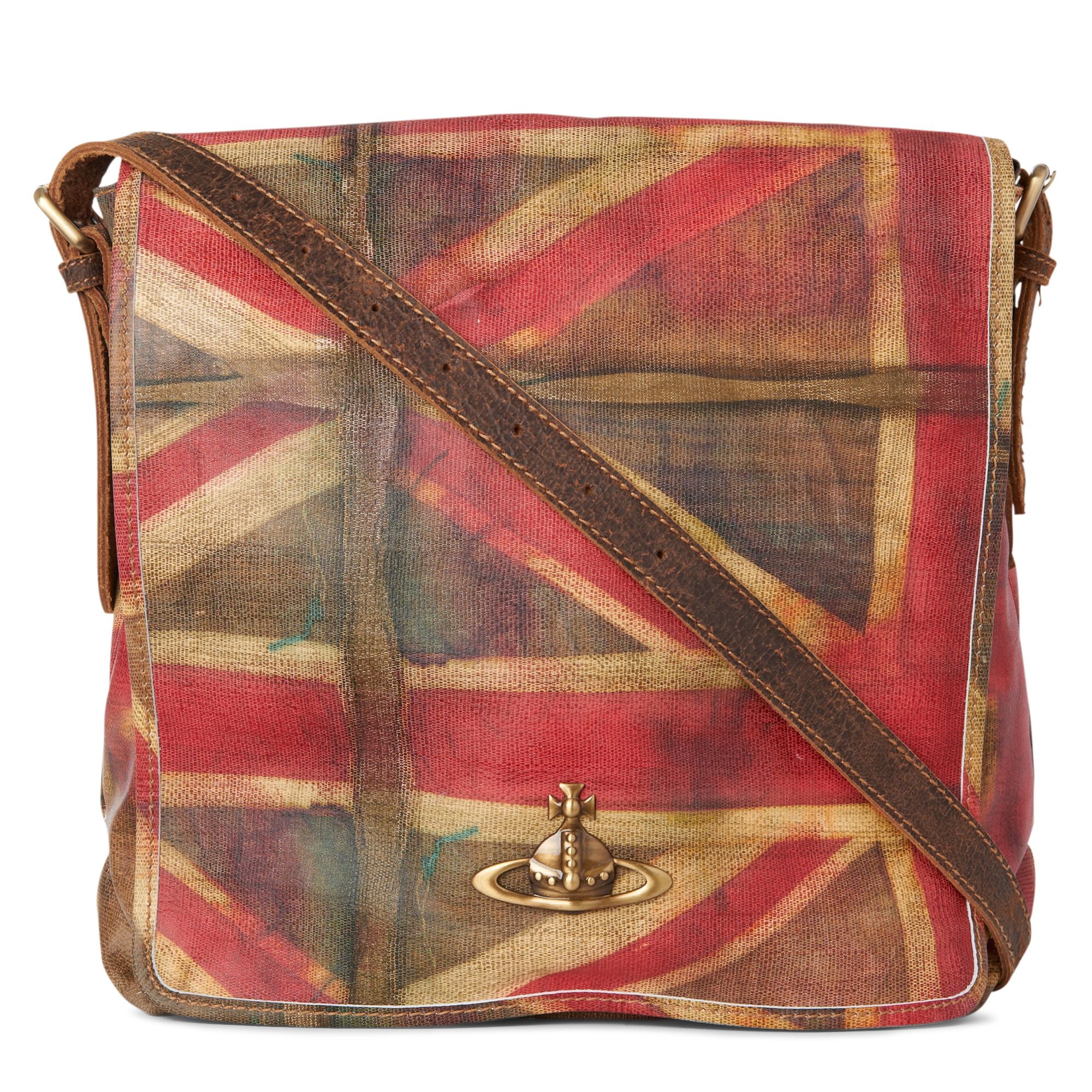 Vivienne Westwood Union Jack Messenger Bag in Red for Men Lyst