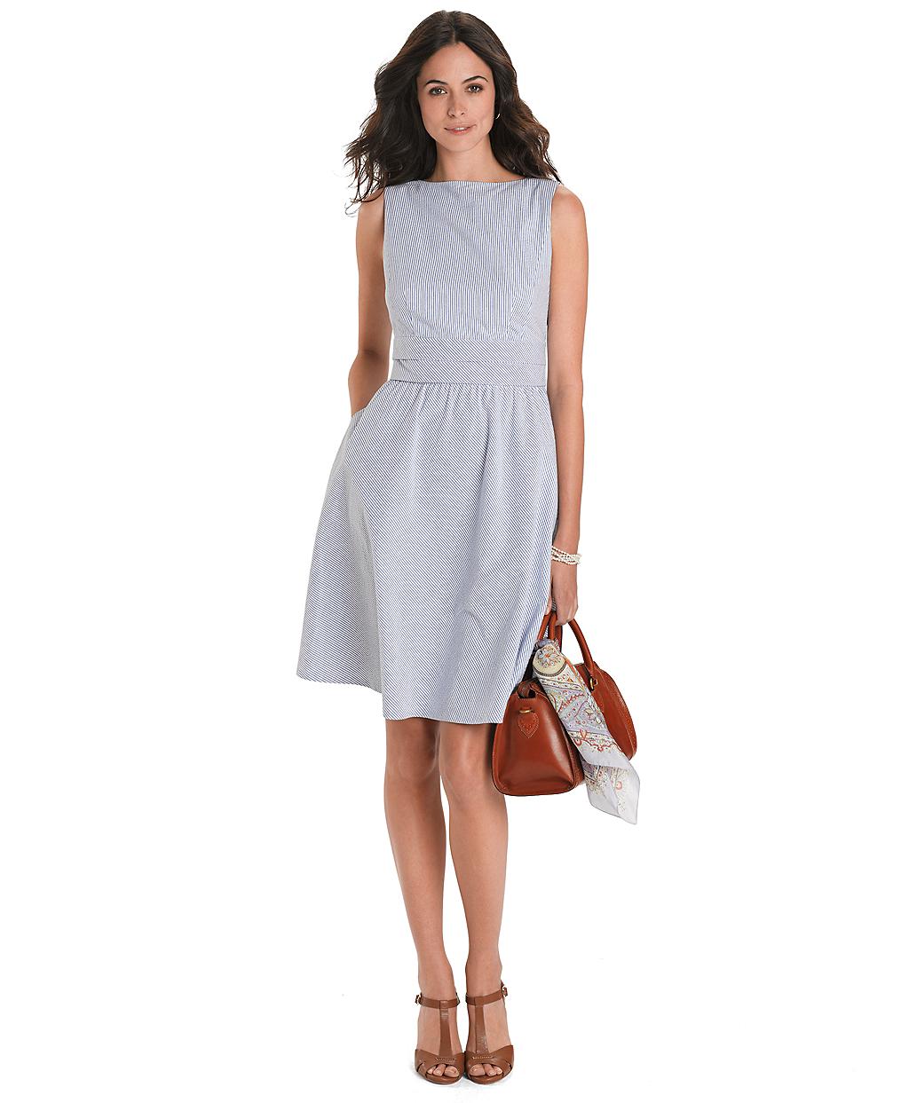 brooks brothers blue dress