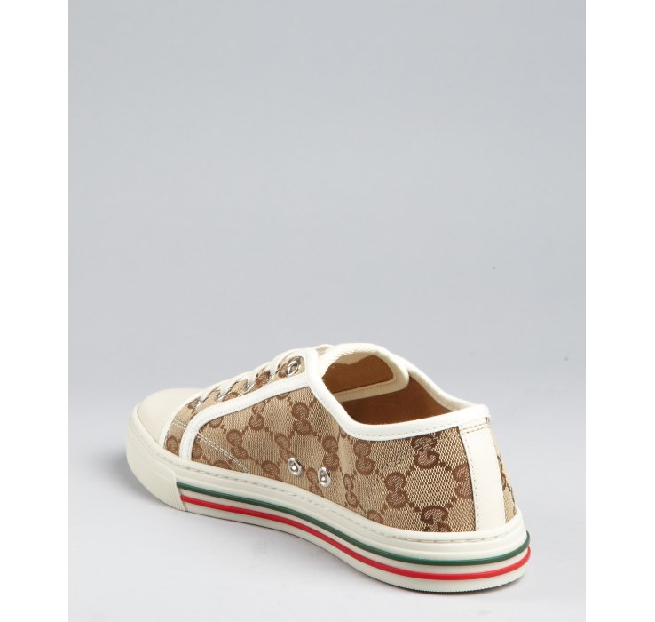 gucci beige sneakers